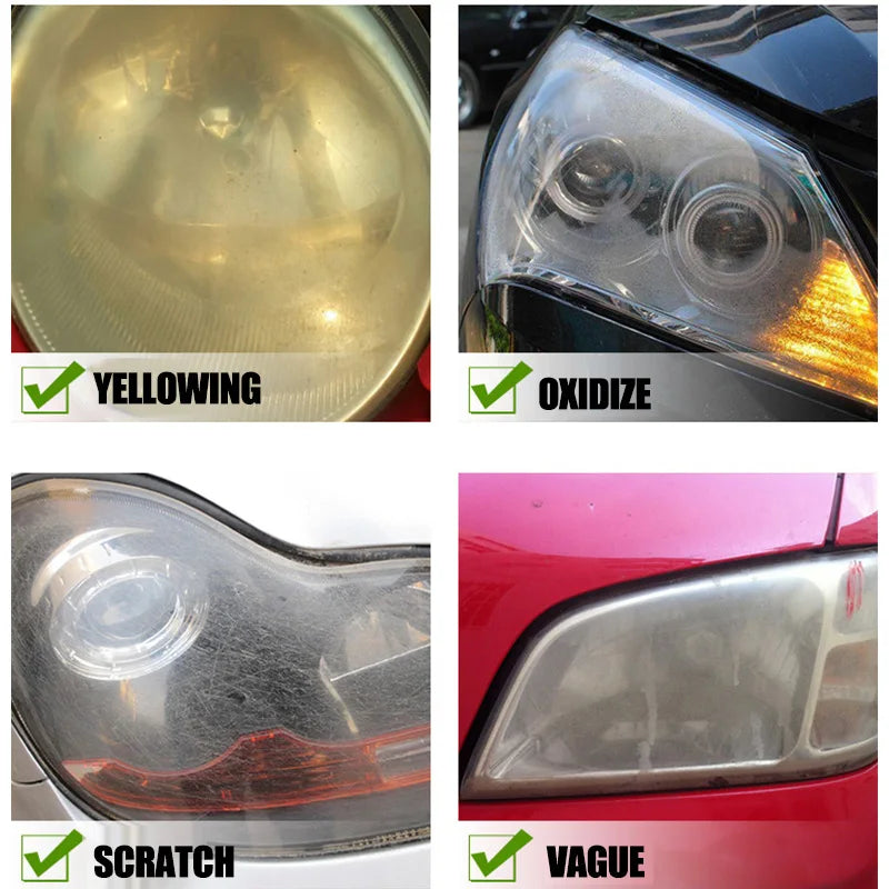 Car Headlight Restoration Polishing Kits